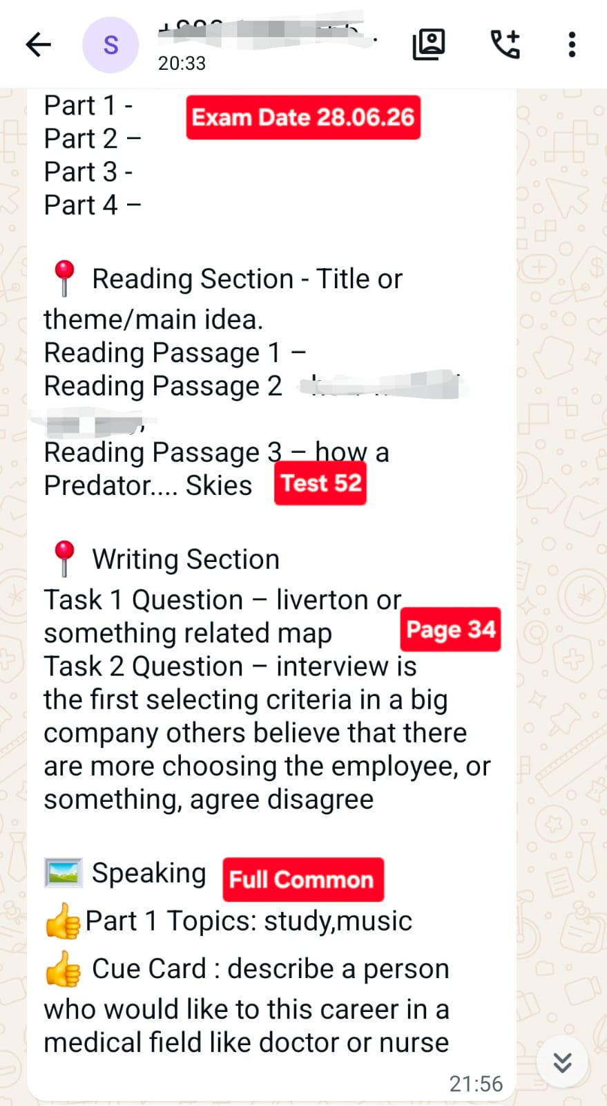 IELTS Exam Review 28.06.26